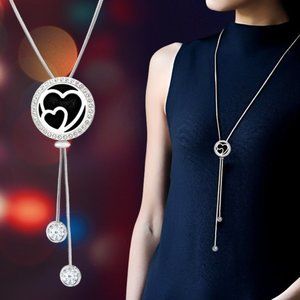 Essential Oil Heart Necklace
